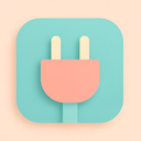 icon_health_plug_flat_pastel icon preview