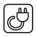 icon_health_plug_monochrome icon preview