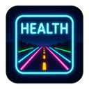 icon_health_road_neon icon preview