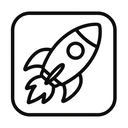 icon_health_rocket_line_art icon preview