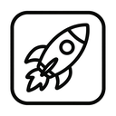 icon_health_rocket_monochrome icon preview