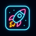icon_health_rocket_neon icon preview