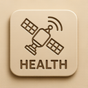 icon_health_satellite_embossed icon preview