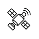 icon_health_satellite_minimal_outline icon preview