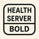 icon_health_server_bold icon preview