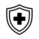 icon_health_shield_monochrome icon preview