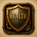 icon_health_shield_steampunk icon preview