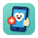 icon_health_smartphone_cartoon icon preview