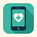 icon_health_smartphone_flat_design icon preview