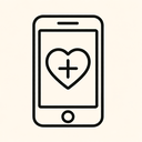 icon_health_smartphone_line_art icon preview
