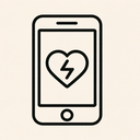 icon_health_smartphone_minimal_outline icon preview
