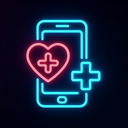 icon_health_smartphone_neon icon preview