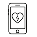icon_health_smartphone_outline icon preview