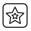 icon_health_star_monochrome icon preview