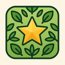 icon_health_star_organic_pattern icon preview