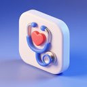 icon_health_stethoscope_3d_isometric icon preview
