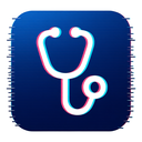 icon_health_stethoscope_digital_glitch icon preview