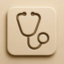 icon_health_stethoscope_embossed icon preview
