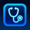 icon_health_stethoscope_futuristic icon preview