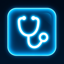icon_health_stethoscope_glow_effect icon preview