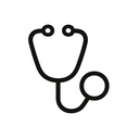 icon_health_stethoscope_line_art icon preview