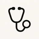 icon_health_stethoscope_monochrome icon preview