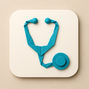 icon_health_stethoscope_origami icon preview