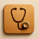 icon_health_stethoscope_wooden icon preview