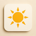 icon_health_sun_elegant icon preview
