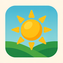 icon_health_sun_iconic icon preview