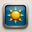 icon_health_sun_metallic icon preview