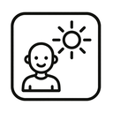 icon_health_sun_monochrome icon preview