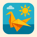 icon_health_sun_origami icon preview