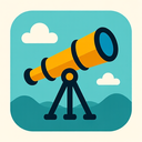 icon_health_telescope_flat_design icon preview