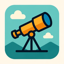 icon_health_telescope_geometric icon preview