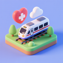 icon_health_train_3d_isometric icon preview
