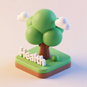 icon_health_tree_3d_isometric icon preview