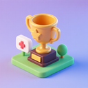 icon_health_trophy_3d_isometric icon preview