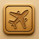 icon_history_airplane_embossed icon preview