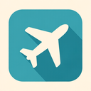 icon_history_airplane_flat_design icon preview