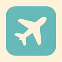 icon_history_airplane_flat_pastel icon preview