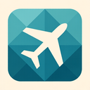 icon_history_airplane_geometric icon preview