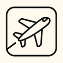icon_history_airplane_line_art icon preview
