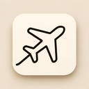 icon_history_airplane_minimalist icon preview