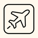 icon_history_airplane_outline icon preview