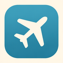 icon_history_airplane_rounded icon preview