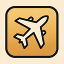 icon_history_airplane_sharp_edges icon preview