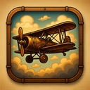 icon_history_airplane_steampunk icon preview