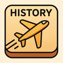 icon_history_airplane_vector icon preview