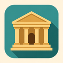 icon_history_bank_flat_design icon preview